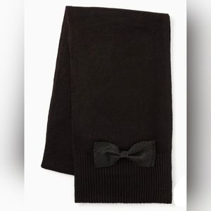Kate spade Grosgrain Bow Scarf black